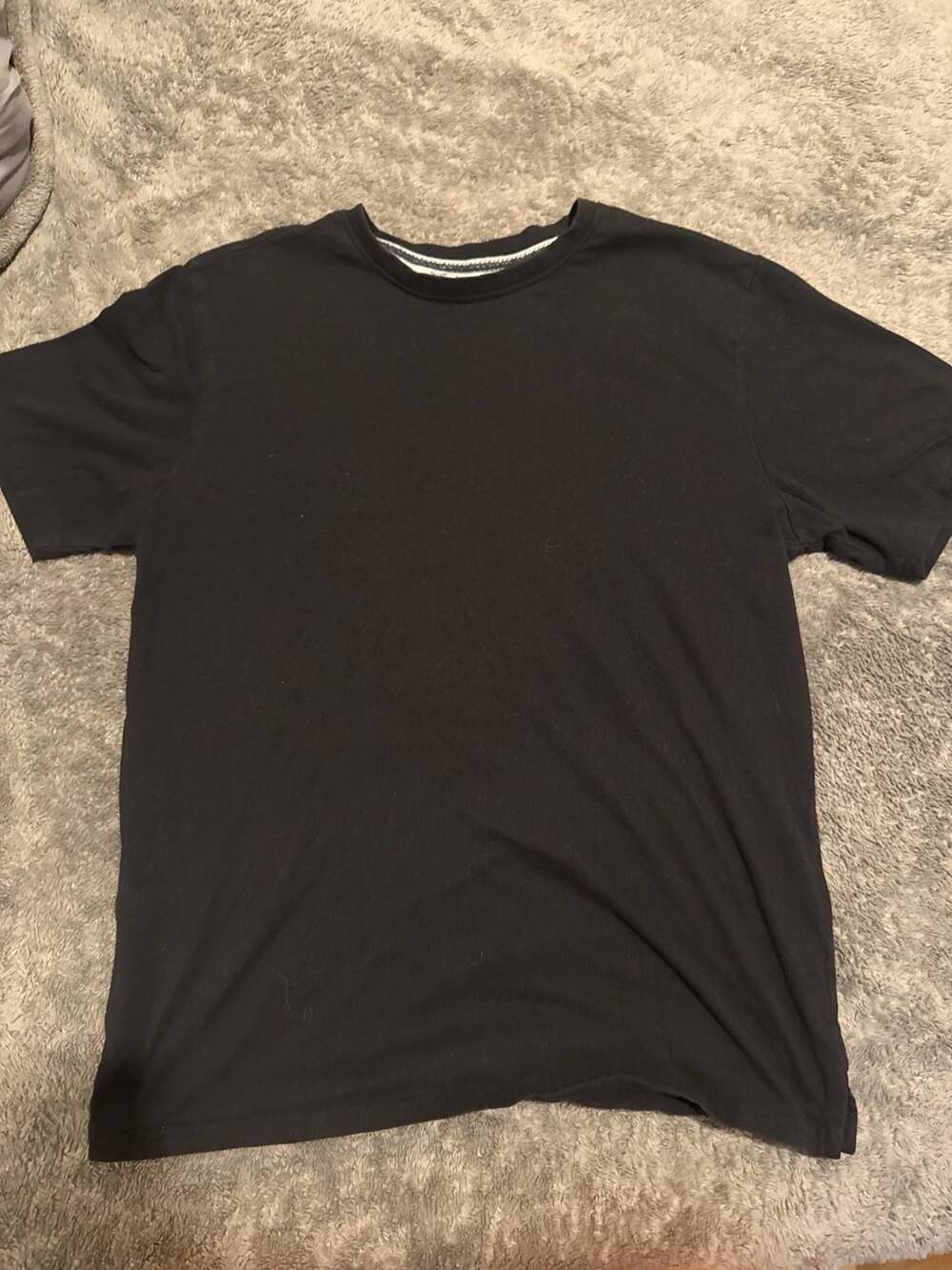 Original Weatherproof Vintage Men's Black Short Sleeve Crewneck T-Shirt Size M